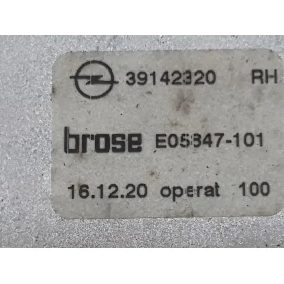 Elevalunas Trasero Derecho para Opel Astra K (B16)