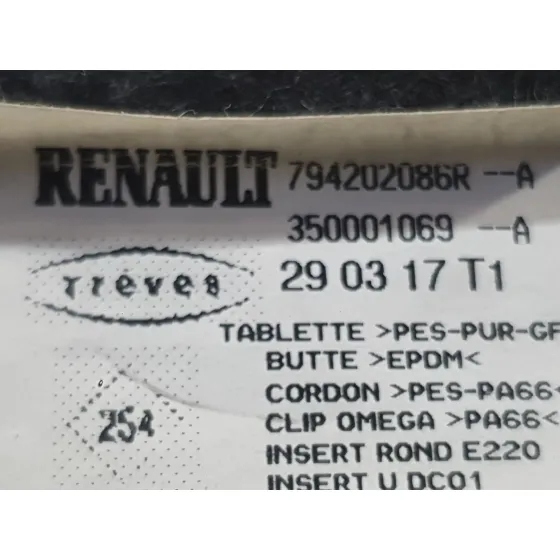 Bandeja Trasera para Renault Megane Iv Hatchback (B9A/M/N_)