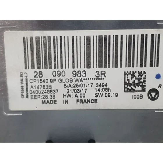 Sistema Navegacion Gps para Renault Megane Iv Hatchback (B9A/M/N_)