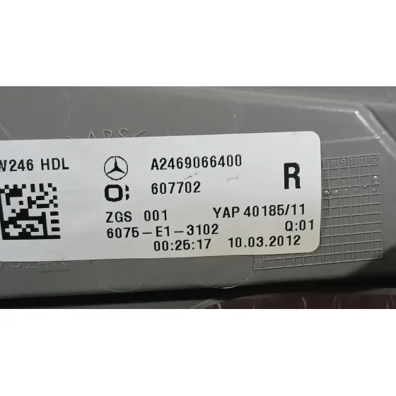 Piloto Trasero Derecho Interior para Mercedes-Benz Clase B Sports Tourer (W246, W242)