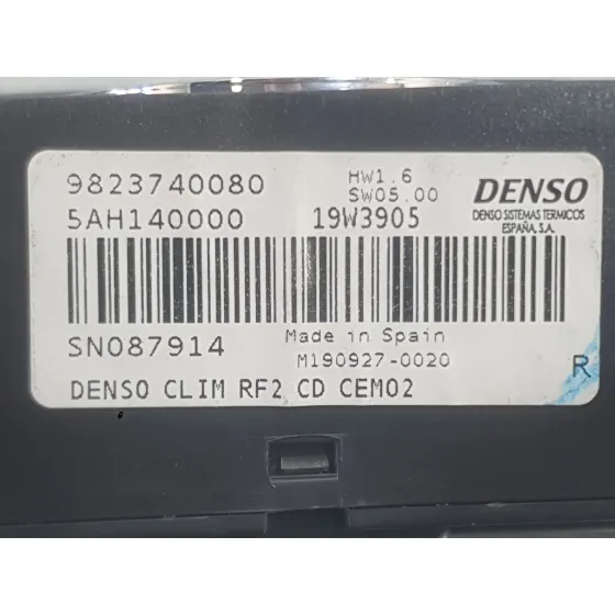 Mando Climatizador para Citroën C-Elysee (Dd_)