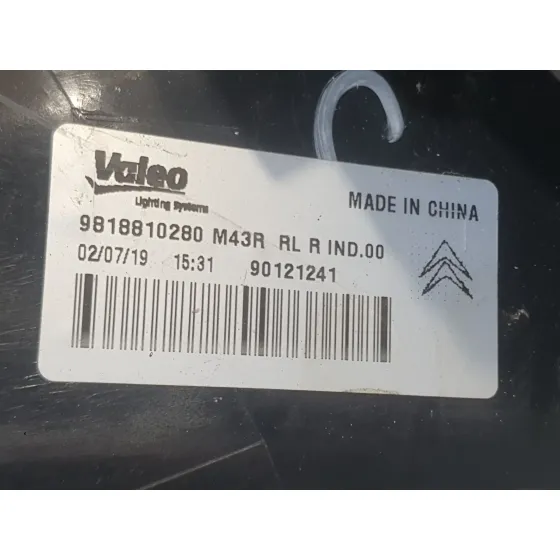 Piloto Trasero Derecho para Citroën C-Elysee (Dd_)