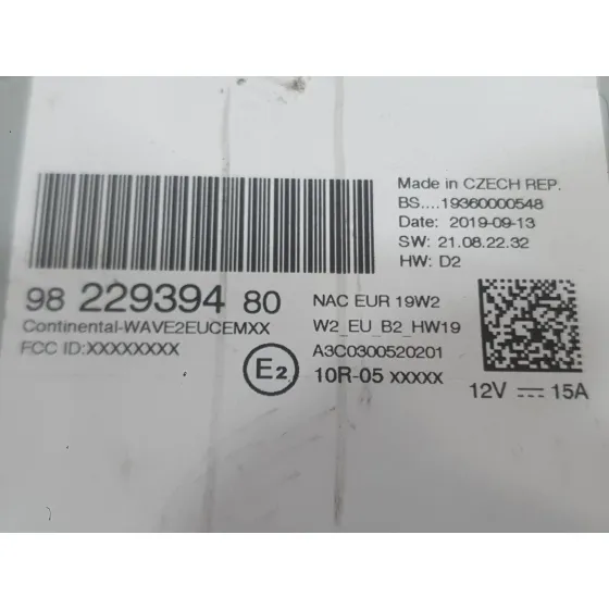 Sistema Audio / Radio para Citroën C-Elysee (Dd_)
