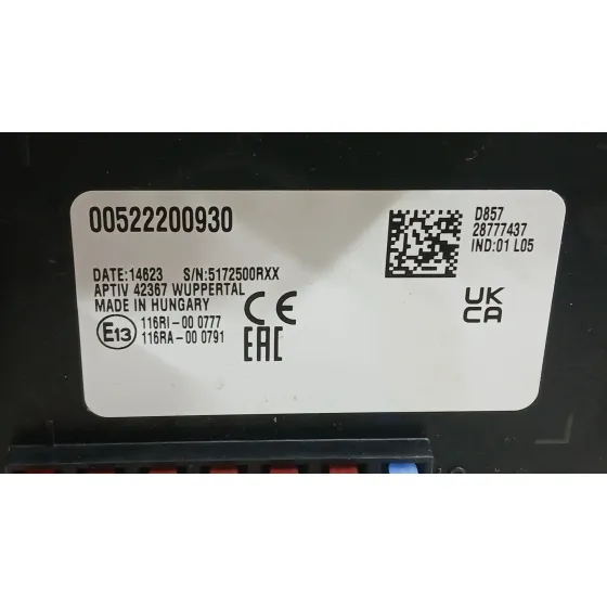 Caja Reles / Fusibles para Jeep Renegade Suv (Bu, B1, Bv)