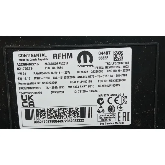 Modulo Electronico para Jeep Renegade Suv (Bu, B1, Bv)