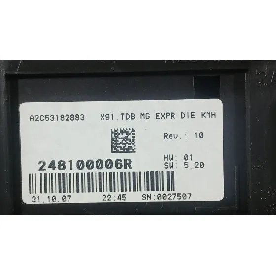 Cuadro Instrumentos para Renault Laguna Iii (Bt0/1)