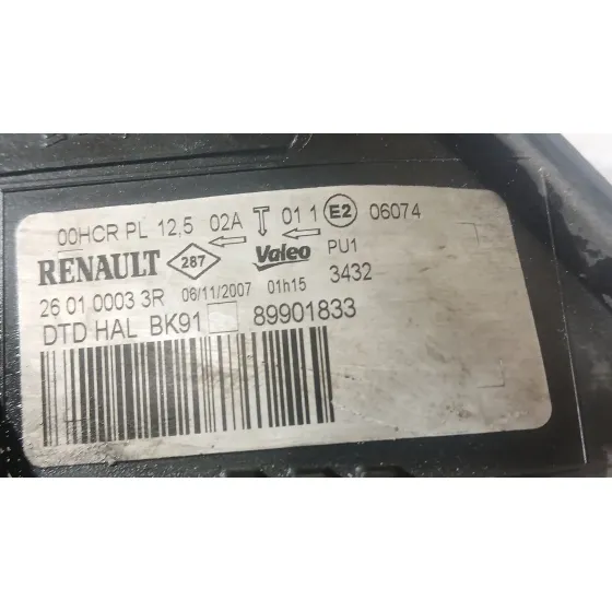 Faro Derecho para Renault Laguna Iii (Bt0/1)