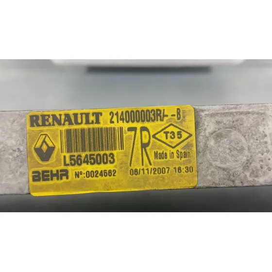Radiador Agua para Renault Laguna Iii (Bt0/1)
