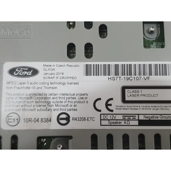 Sistema Audio / Radio Cd para Ford Mondeo V Hatchback (Ce)