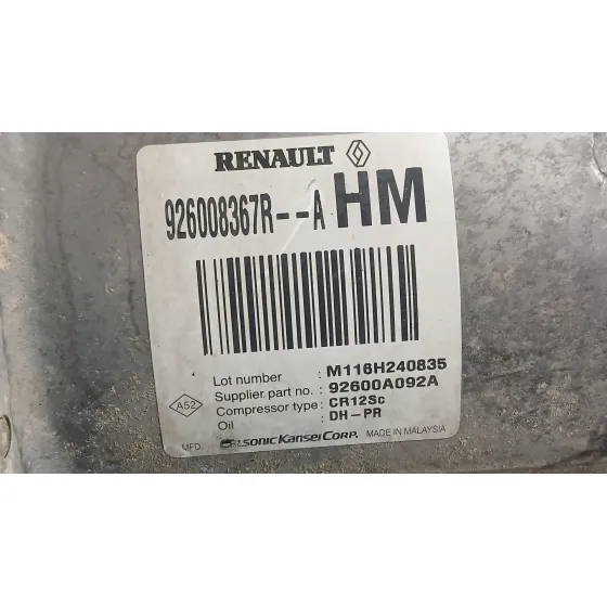 Compresor Aire Acondicionado para Dacia Duster (Hs_)
