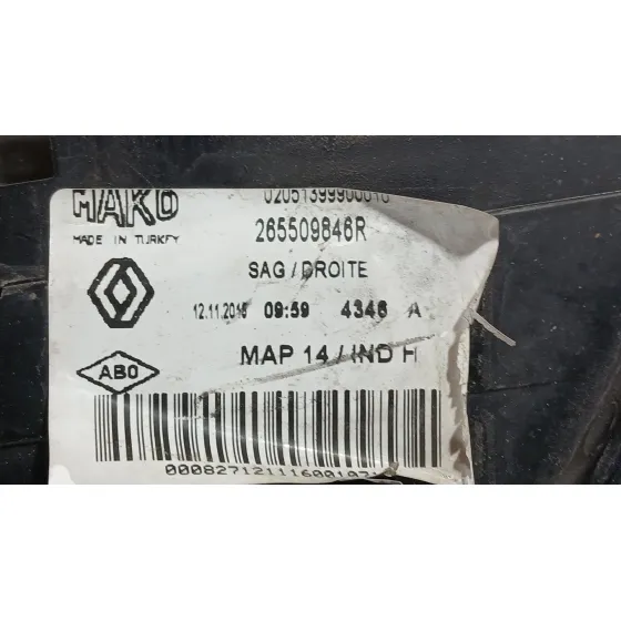 Piloto Trasero Derecho Exterior para Renault Clio Iv (Bh_)