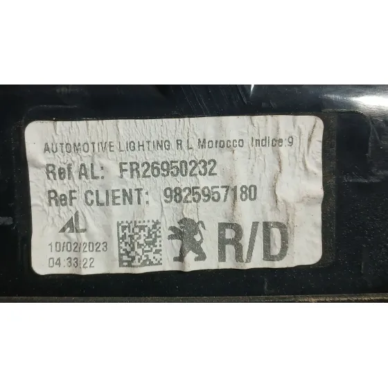 Piloto Trasero Derecho Interior para Peugeot 2008 Ii (Ud_, Us_, Uy_, Uj_, Ur_, Uc_)