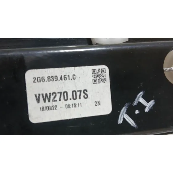 Elevalunas Trasero Izquierdo para Volkswagen Polo Vi (Aw1, Bz1, Ae1)