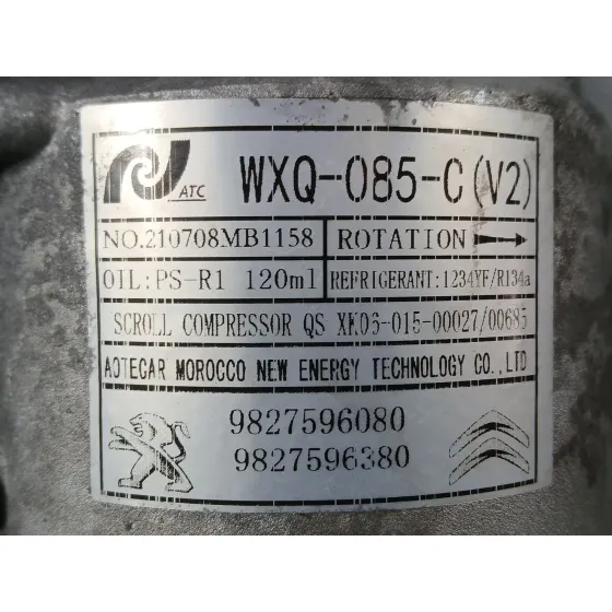 Compresor Aire Acondicionado para Opel Corsa F (P2Jo)