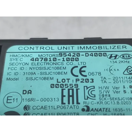 Modulo Electronico para Kia Stonic (Yb)