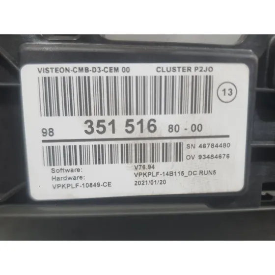 Cuadro Instrumentos para Opel Corsa F (P2Jo)