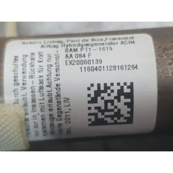 Airbag Cortina Delantero Derecho para Peugeot 508 I (8D_)