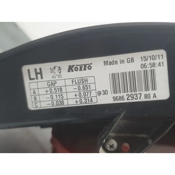 Piloto Trasero Izquierdo para Peugeot 508 I (8D_)