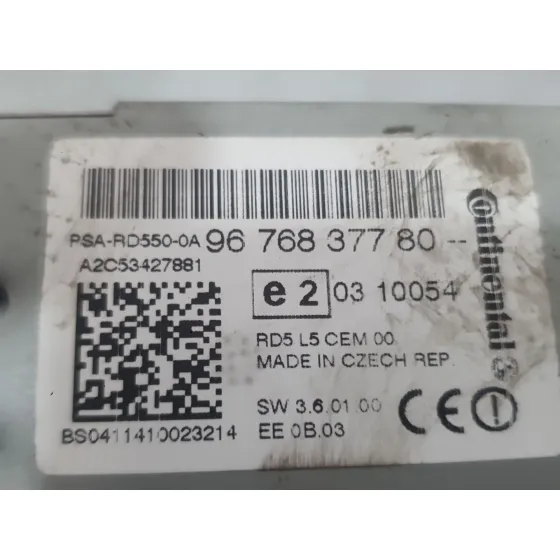 Sistema Audio / Radio Cd para Peugeot 508 I (8D_)