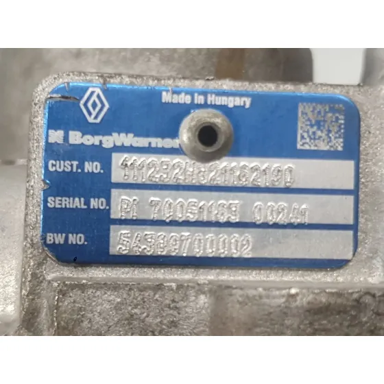 Turbocompresor para Nissan Juke (F15)