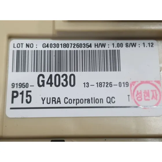 Caja Reles / Fusibles para Hyundai I30 (Pde, Pd, Pden)