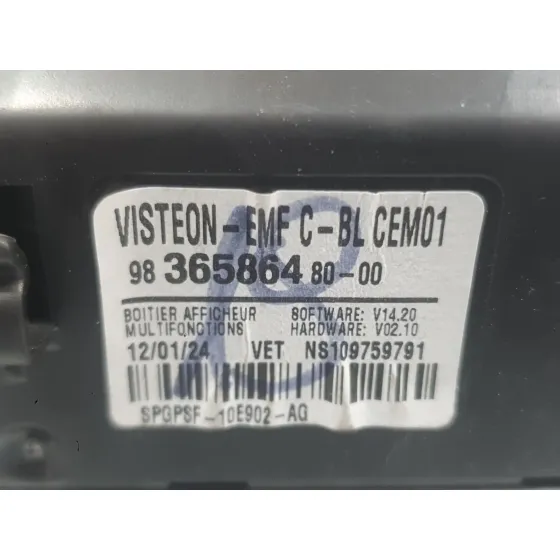 Pantalla Multifuncion para Citroën Jumpy Iii Furgoneta (V_)