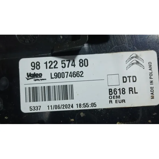 Piloto Trasero Derecho para Citroën C3 Iii (Sx)