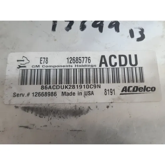 Centralita Motor Uce para Opel Mokka / Mokka X (J13)