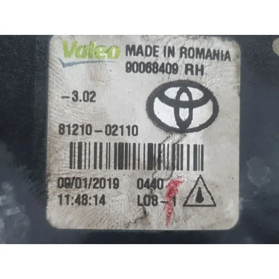 Faro Antiniebla Derecho para Toyota Aygo (_B4_)