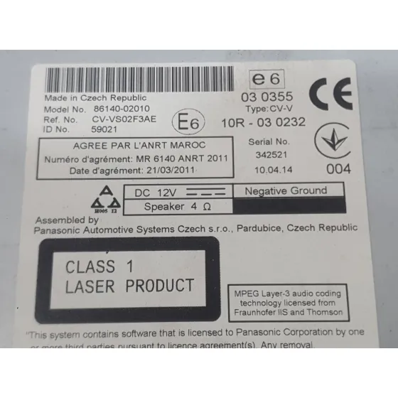Sistema Navegacion Gps para Toyota Auris (_E18_)