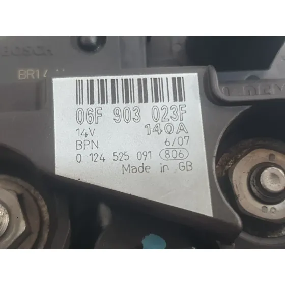 Alternador para Audi A3 Sportback (8Pa)