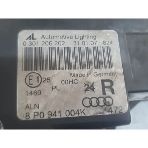 Faro Derecho para Audi A3 Sportback (8Pa)