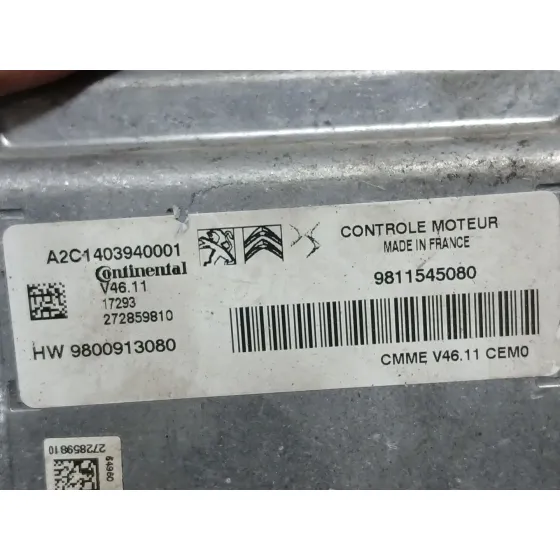 Centralita Motor Uce para Peugeot 208 I (Ca_, Cc_)