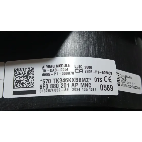 Airbag Delantero Izquierdo para Seat Ibiza V (Kj1, Kjg)