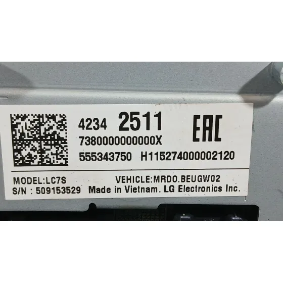 Sistema Navegacion Gps para Opel Astra K (B16)