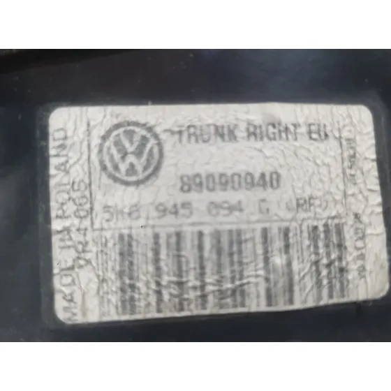Piloto Trasero Derecho Interior para Volkswagen Golf Vi (5K1)
