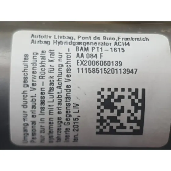 Airbag Cortina Delantero Derecho para Ford Focus Iii