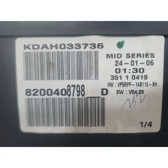 Cuadro Instrumentos para Renault Megane Ii (Bm0/1_, Cm0/1_)