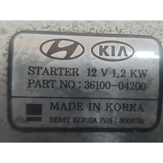 Motor Arranque para Hyundai I30 Fastback (Pde, Pden)