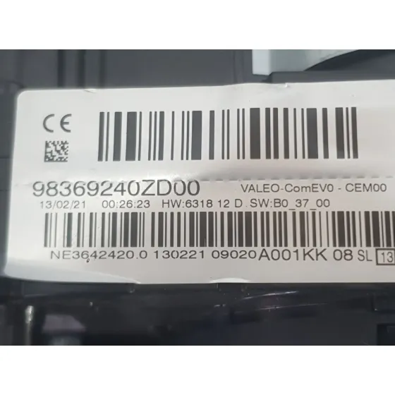 Mando Luces Y Limpia para Peugeot 2008 Ii (Ud_, Us_, Uy_, Uj_, Ur_, Uc_)
