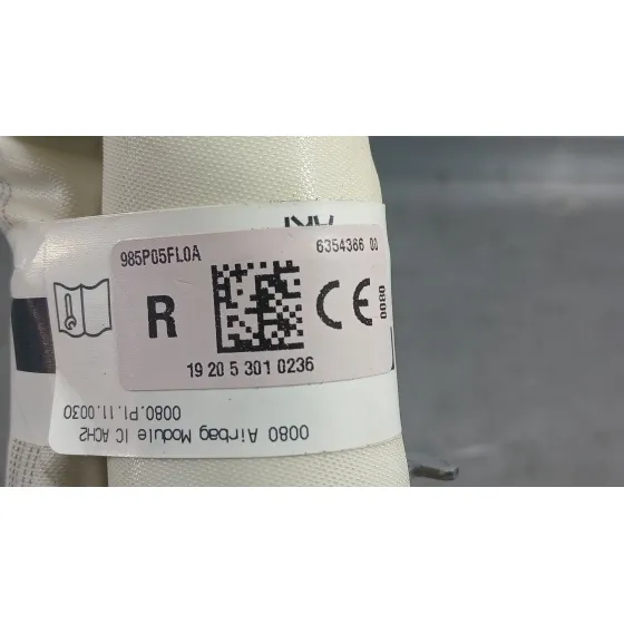 Airbag Cortina Delantero Derecho para Nissan Micra V (K14)