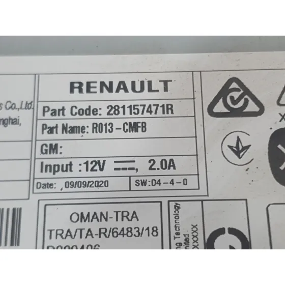 Sistema Navegacion Gps para Renault Clio V (B7_)