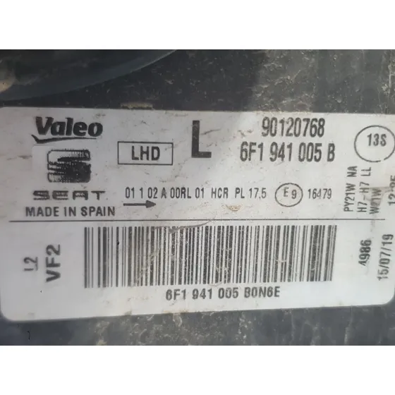 Faro Izquierdo para Seat Ibiza V (Kj1, Kjg)