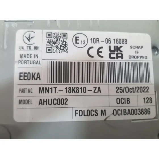Sistema Audio / Radio para Ford Ecosport