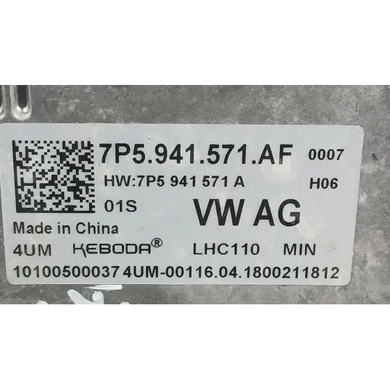 Centralita Faro para Volkswagen Tiguan (Ad1, Ax1)