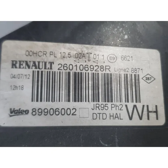 Faro Derecho para Renault Scenic Iii (Jz0/1_)