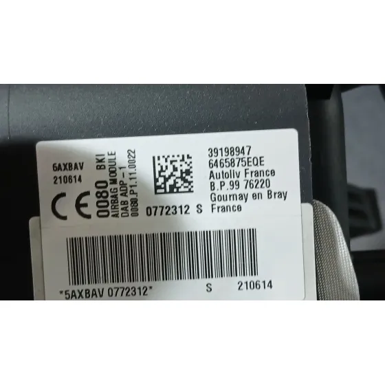 Kit Airbag para Opel Corsa F (P2Jo)