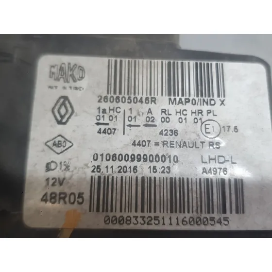 Faro Izquierdo para Renault Clio Iv (Bh_)