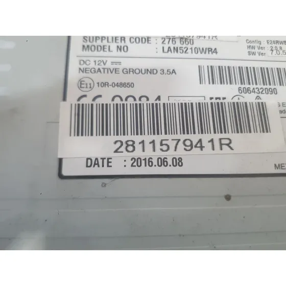 Sistema Navegacion Gps para Renault Clio Iv (Bh_)