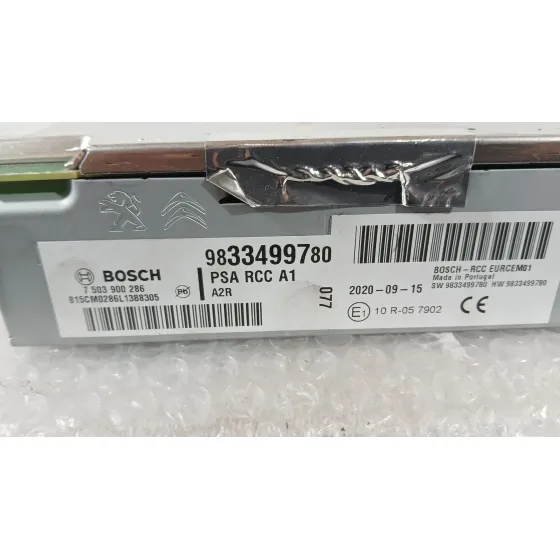 Sistema Audio / Radio para Peugeot 2008 Ii (Ud_, Us_, Uy_, Uj_, Ur_, Uc_)